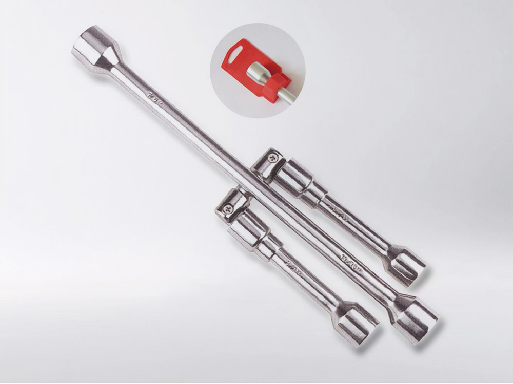 Foldable-cross-rim-wrench