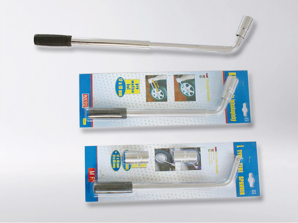 Extendable lug wrench(single blister packing)
