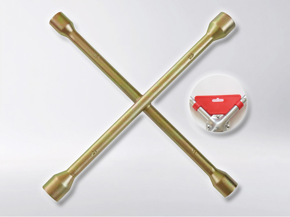 Cross rim wrench （zinc plated）